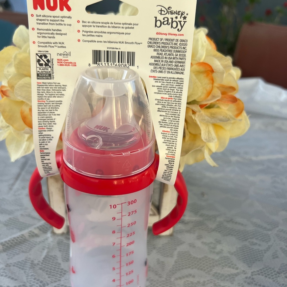 NUK Active Cup. Easy Transition From Bottle to Cup. Disney's Minnie Mouse